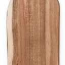 PICNIC TIME Monogram - B - Personalized Artisan 24" Acacia Charcuterie Board with Raw Wood Edge, Cheese Board, Serving Platter, (Acacia Wood)