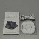 for Apple Watch Magnetic Charging Dock - Fast Magnetic Charger Stand, Compatible with Apple Watch Series 2/3/4/5/6/7/8/9/10/Ultra 1 2, Supports Nightstand Mode, Portable Design for Travel (White)