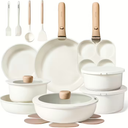 25-piece kitchenware set, cream CAROTE