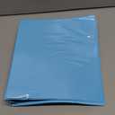 3 Ring Binder 1.5 Inch Blue, 1  inch Binder Clear View Cover with 2 Inside Pockets, Colored School Supplies Office and Home  by Enday