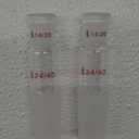 Glass Reducing Connecting Adapter,Borosilicate Glass Enlarging Connecting,24/40 Standard Taper Outer Joint,from Male 24/40 Cone to Other Socket Joint,Lab Glassware,2PCS (14/20 Socket)