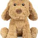 Goldendoodle Poodle Dog Microwavable & Weighted Stuffed Animals 1.5Lbs Unscented Heating Pad for Period Cramps Pain Relief and Anxiety, Cute Golden Doodle Puppy Plush Toy Gifts for Women Girls & Kids