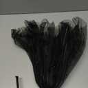 Giant Flowers for Easter Decoration with Stand 5.58FT Blue Large Fake Flowers Big Faux Silk Floral for Outdoor Party Baby Shower Birthday Photography Props Mall Display, Black