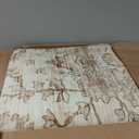 8x10 Area Rugs Washable Rug:Large Vintage Living Room Rugs with Non-Slip Backing Low Pile Rug Soft Indoor Floor Thin Carpet Non Shedding Neutral Carpets for Bedroom Dining Room Farmhouse Nursery Beige