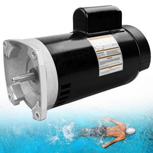 B2855 2HP Pool Pump Motor,56Y Frame | 230V | 3450 RPM B855 Compatible with Century/Smith Pool Pump Motors with Square Flange for Various Above Ground and Underground Swimming Pools