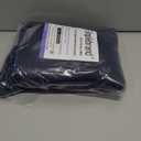 Simplebrand Ava Navy Blue Short 36 Inches Blackout Curtain 2 Panels Set, Half Window Rod Pocket Privacy Curtain Tiers for Kitchen, Curtains Blackout for Bathroom Shades, W40 x L36 Inch, Navy Blue