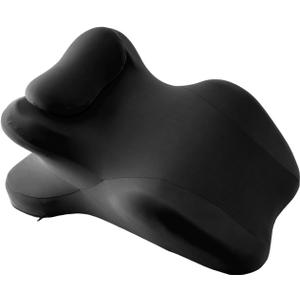 Reading Pillow for Watching tv and Reading in Bed,Ergonomic Wedge Pillow Prone Position with Support More Comfortable (Black, One Size)