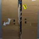 Kitchen sink double waterfall sink with LED display with cup washer, soap dispenser, waterfall mixer, worktop controller, etc. workstation kitchen sink (Gold, 35.4 * 19.7 * 8.7 IN)