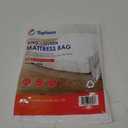 TopSoon Mattress Bag for Storage Mattress Disposal Bag King/Queen Size Clear (KING/QUEEN Economical 1.5 Mil Thick)