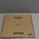 24" Wooden-Handle Fire Pit Lid for Pits up to 22", Round Metal Bonfire Pit Burner Pan Cover, Smokeless Fire Pit Cover for Fire Tables, All-Weather Resistance Outdoor Firepit Accessory