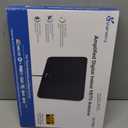 TV Antenna Indoor, Digital Amplified Indoor HDTV Antenna, 1080p VHF UHF Television Local Channels Detachable Signal Amplifier and 16.5ft Long Coax Cable (Black)