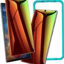 6 x for Samsung Galaxy S25/S24 Privacy Screen Protector, 2 Pack [Not Glass] Gradient Colorful Anti-Spy Anti-Blue Light Flexible PET Film + Easy Installation Frame Smooth Sensitive Full Cover