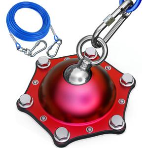 Dog Tie Out Cable and Stake for Yard,(up to 200lbs) 15ft Heavy Duty Cable,360 Swivel Dog Run Anchors- No Tangle,Ideal for Outdoor Camping