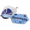 2 x The Dreidel Company 10 Mesh Bags Original Hanukkah Chocolate Gelt Blue & Silver Coins in Mesh Bags, Made with Premium Belgian Milk Chocolate, Gluten Free, Non-GMO, Kosher Certified Dairy (EXP 08/21/28)