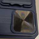 SSLOTSCASE for iPhone 16 Pro Case with Stand & Hidden Card Slot & Sliding Lens Cover [Military-Grade Protection] Heavy Duty Shockproof Wallet Case Cover for iPhone 16 Pro 2024, Blue | with Stand, Hidden Card Slot, Sliding Lens Cover, Heavy Duty, Shockproof