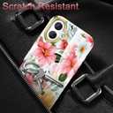 Cute Flower Case for iPhone 16 6.1 inch Built with Screen tector, Lightweight and Stylish Full Body Shockof tective Rugged TPU Case for Women/Girls