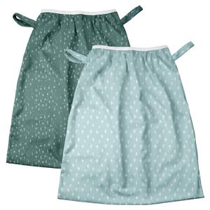 Mama Koala Pail Liner for Cloth Diapers, Reusable and Washable Waterproof Pail Liner with Strap for Diaper Pails, 2 Pack(P002)