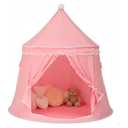 Kids Play Tent, Large Princess Tent, Kids Castle Play Tents with Carry Bag, Indoor Outdoor Game Playhouse, Portable Children Yurt Tents, Birthday Gift for Girls, 47''x45'', Pink