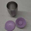 Munchkin Stainless Steel Sippy Cups for Toddlers 1-3, Spill Proof Miracle 360 Cup, Insulated, 10 Ounce, Purple