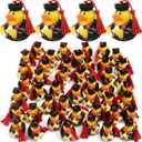Lewtemi 24 Pcs Red Graduation Diploma Rubber Ducks 2026 Grad Rubber Duck Graduation Duck Bulk Cake Topper for Student Bathtub Swimming Pool Theme Party Favors, 2.5 x 2.5 x 2 Inch