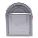 Architectural Mailboxes Mapleton Heavy Duty Steel Metal Post Mounted Mail Box for Outside, Graphite, Large Curbside Mailbox with Magnetic Latch