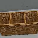 Extra Large Cooking Utensil Holder for Kitchen Counter Utensils Storage Organizer Caddy for Countertop Spatula Holder Big Utensil Crocks Jar Wicker Kitchen Tool Table Holders Decor Accessories 12"Lx6"Hx4.7"W