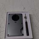 Air Wallet, Minimalist Wallet with Built in Airtag Chip, RFID Blocking Credit Card Holder, Slim Wallet For Men, Compatible with Apple Find My iOS Only, Detachable Money Clip (gray) (gray)