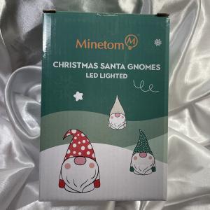 MINETOM CHRISTMAS SANTA GNOMES LED LIGHTED