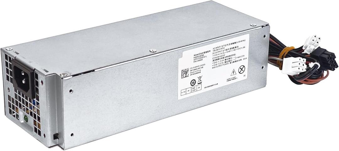 S-Union Upgraded H360EGM-00 VM8KR 360W Power Supply PSU Compatible with Dell Optiplex 3050 7050 7060 3050MT 7050MT 7060MT Vostro 3668 3669 SFF D360E001L L360EGM-00 8HKG7 H360EGM-00 Power Supply