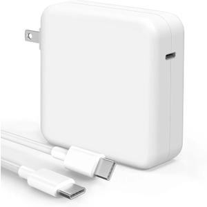 Mac Book Pro Charger - 118W USB C Charger Fast Charger Compatible with MacBook pro/Air, M1 M2 M3 M4, ipad Pro, Samsung Galaxy and All USB C Device, Include Charge Cable (White)