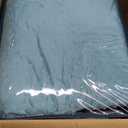15LB Weighted Blanket with Cover for Adults 86"x 90", 2-Sided Microfiber Blanket with Premium Glass Beads for Deep Sleep, Cooling & Heating All-Season Thick Blanket (Aqua+grey)