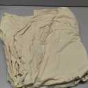 Retro Farmhouse Ruffle Tablecloth Cotton Flounces Trim Washable Table Cover Tablecloths for Rectangle Table Baby Shower Kitchen Party Wedding Decor,60''x120'' (Off-white)