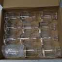 12Pcs Bud Vases,Clear Glass Bud Vase,Living Bud Vases Bulk,Mini Flower Vases,Small Vases for Flowers Centerpieces Home Living Room Office Table Decor (2 x 2.8 in)