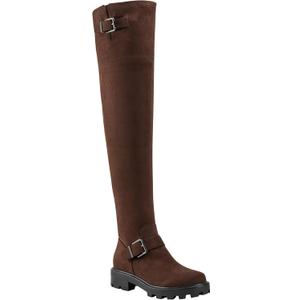 Marc Fisher LTD Women's Ganven Over-The-Knee Boot (7.5, Brown 200)