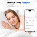 Smart Ring Health Tracker, Sleep/Exercise Monitoring, iOS /Android Compatible, IP68 Water Resistance, No Subscription Required, 5-Day Battery Life, Suitable for Both Women and Men (Rose Gold, 7)