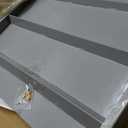 Grey Sheet Of Metal With Ridges 36x42in