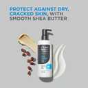 DOVE MEN + CARE Advanced Care Face + Body Cleanser Sensitive Calm 3 Count for Sensitive Skin Body Wash with Natural Extract Aloe Vera 16.9 oz