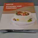 Kootek Cake Stand, 11 Inch Rotating Cake Turntable for Decorating, Display & Baking, Smooth Revolving Spinner Stand (White)