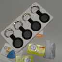 Air Tags for Android,Air Tags-4 Pack Android,Air Tracker Tags with 4 Case,2 Year Battery Life,Google & Apple Find Trackers for Google'S Find Hub App & Apple Find My,IP65 Waterproof Luggage Tracker