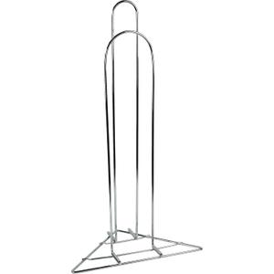 SSWBasics Chrome Clothing Hanger Holder (Fits 50-75 Hangers)  Lightweight and Portable Laundry Room and Retail Hanger Organizer Stacker  for Adult Size Hangers