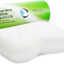 Third of Life Cervical Pillow NuMOON Aloe Vera | Memory Foam Wedge Pillow for Neck & Shoulder Pain Relief | Side & Back Sleepers | Modern, Natural Theme