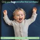 Joey + Joan Fitted Crib Sheets 28 x 52 Compatible with Standard Crib Mattress and Toddler Bed 100% Jersey Cotton Light + Dark Sage Green 2 Pack