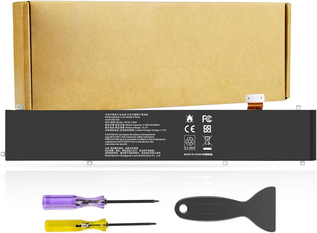 RC30-0248 Battery Replacement for Razer Blade Advanced 15 2018 2019 2020 2021 RTX 2060 2070 2080 RZ09-02385 RZ09-02386 RZ09-02386E92 RZ09-02486 RZ09-02886 RZ09-02887 RZ09-0301 RZ09-03135 4ICP4/55/162