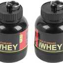 Protein Powder and Supplement Funnel Keychain - Protein Powder Container with Durable Key-Chain Portable to-Go Container for The Gym, Workouts, Fitness, and Travel (2)