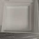 Buffet Risers, Food Display Risers for Party, White Acrylic Risers Display Stand for Buffet Table, Catering Displays for Dessert, Cube Box Nesting Riser with Hollow Bottoms (8"x9"x10" 3PCS)
