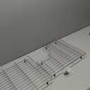 26.18'' x 14.76'' K-6449-ST Sink Protector Grid, Stainless Steel Sink Racks for Kohler Sink Rack Whitehaven 5827 and K-5826, Includes Left and Right Racks, Farmhouse Sink Protector