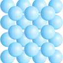 28 Pcs Balls Table Tennis Balls 40mm Color Plastic Balls Bulk Washable Small Game Balls for Party Decoration Handcrafted Art Carnival Pool Games (Light Blue)
