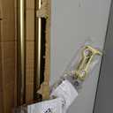 2 Pack Heavy Duty 1 Inch Diameter Single Curtain Rods 36-72 Adjustable Window Curtain Rod with with Cylindrical Cap Finials, Wall Mount and Ceiling Mount, Warm Gold
