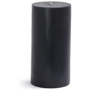 3 x 6 in. Pillar Candle, Black