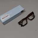 livho Oversized Eyewear Frame for Woman and Men - Rectangle Fashion Glasses for Computer, Chic Preppy Frame (*Coco Tortoise)